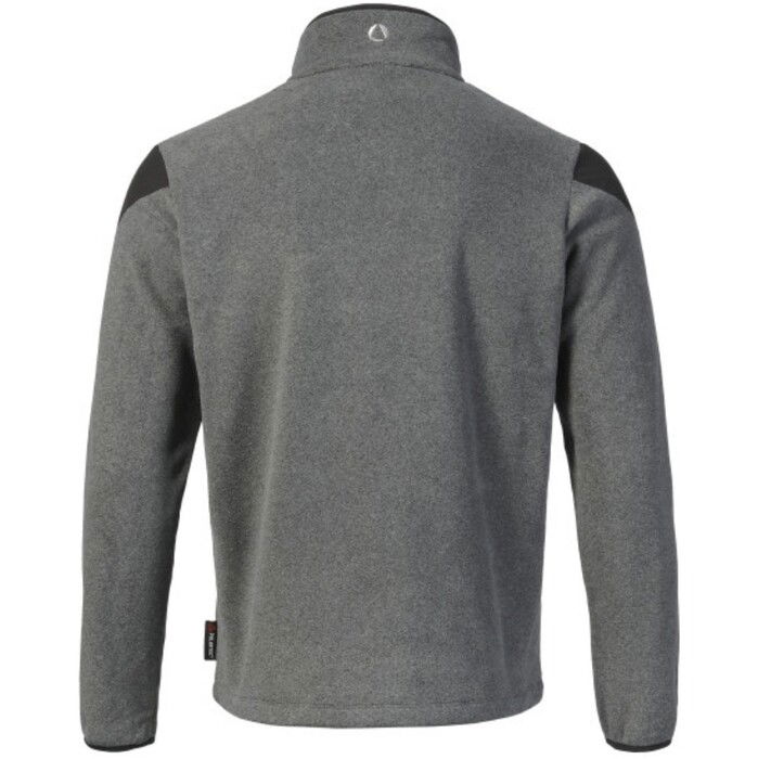 Musto Mnner Fleece 2024 Nautic Polartec Snap Pullover 82599 - Dark Grey Marl